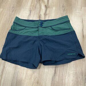 Women’s Wavefarer Colorblock Shorts 0 Green‎ Blue